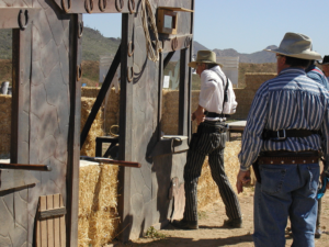 Participating at Cowboy Action Shooting, Douglas Wright (Canada)