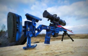 Shooting with 5-42×56 at competition (Saint-Petersburg, Russia)